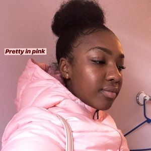 Pink bubble coat 🌸